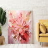 Elegant Abstract Ethereal Floral Neutral Tones Textured Wall Art Exquisite Abstract Oil Painting Botanical Wall Art Modern Living Room Decor-0140
