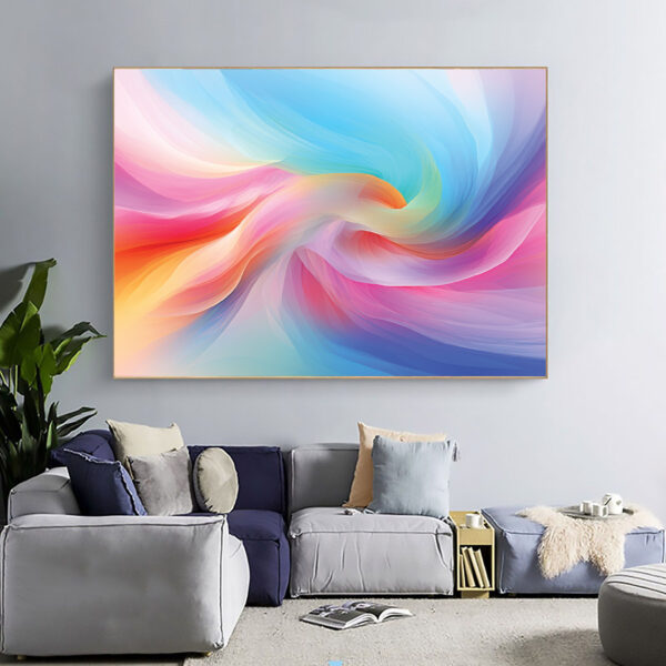 mockup 1 (4) Abstract Oil Painting Colorful Nautical Wall Art-0122