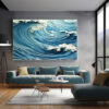 mockup 1 (6) Ocean Wave Oil Painting Textured Canvas Wall Art-0126