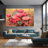 mockup 1 (8) Modern Feminine Flower Decor, Bright Abstract Wall Art-0128